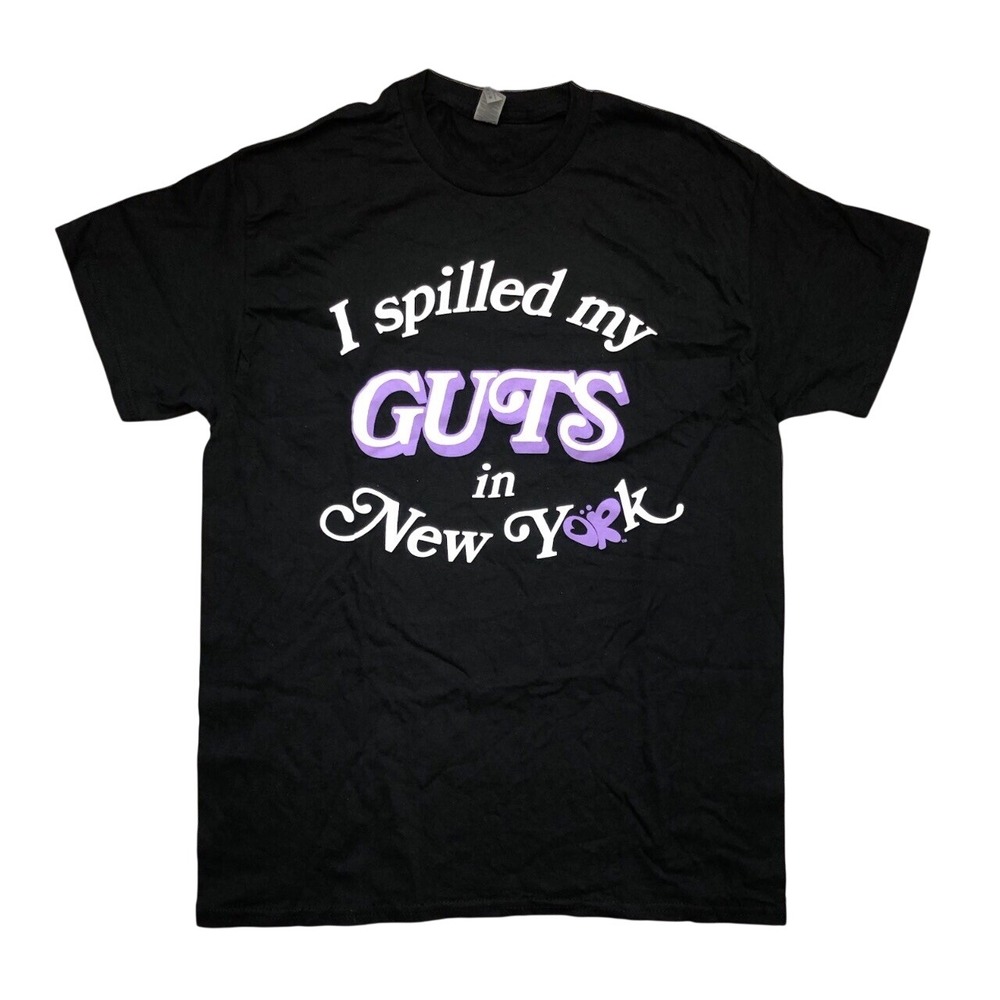Olivia Rodrigo Shirt M Black Guts Gallery NYC Pop Up Exclusive NEW‎